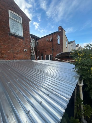 New Galvanised Sheet Roof Completed In Birmingham New Galvanised Sheet Roof In Birmingham